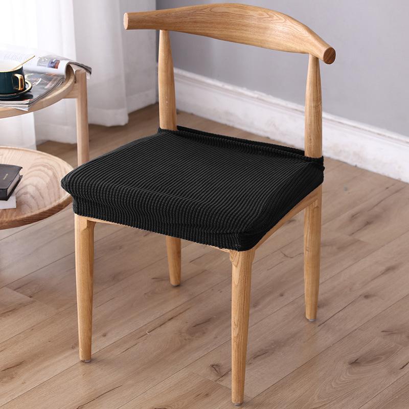 Чехол для обеденного стола и стула, универсальный эластичный современный простой чехол для сиденья без спинки, чехол для подушки для офиса