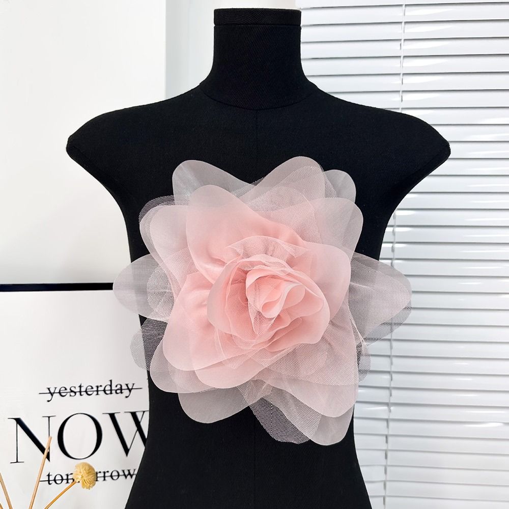 Многослойная пряжа Винтажные лацканные значки Ручная работа Пин-ап брошь Модная брошь-цветок для женщин девушек