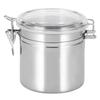 Stainless Steel Coffee Beans Tea Sealed Jar Cans Storage Container for Sugar Cereals12.5x13