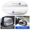 2pcs Car Side Rear View Mirror Rain Eyebrow Visor Auto Accessories Valve Cap For VW Volkswagen Jetta Golf 6 7 CC EOS GTI R32 MK4 zq7