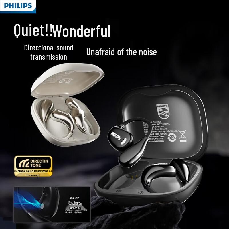 Philips Open-Ear Sports Bluetooth Ear-hook Headphones
