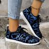 Мода Модные кроссовки Женская обувь Шнуровка Плоская подошва Повседневная обувь Удобные Большие размеры 43 Лоферы Нескользящие Zapatos De Mujer 2024