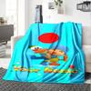 Pocoyo Customize Your Name Blanket Multi-purpose Customizable Blanket Warmthful Decor Perfect for Seaside Office Chair Picnics Living Room