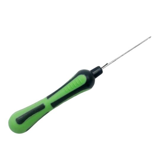 5Pcs Baiting Needles Crochet Hooks Set Non-Slip Handle Design Comfortable Grip Rigging Needles Carp Fishing Tackle Kit