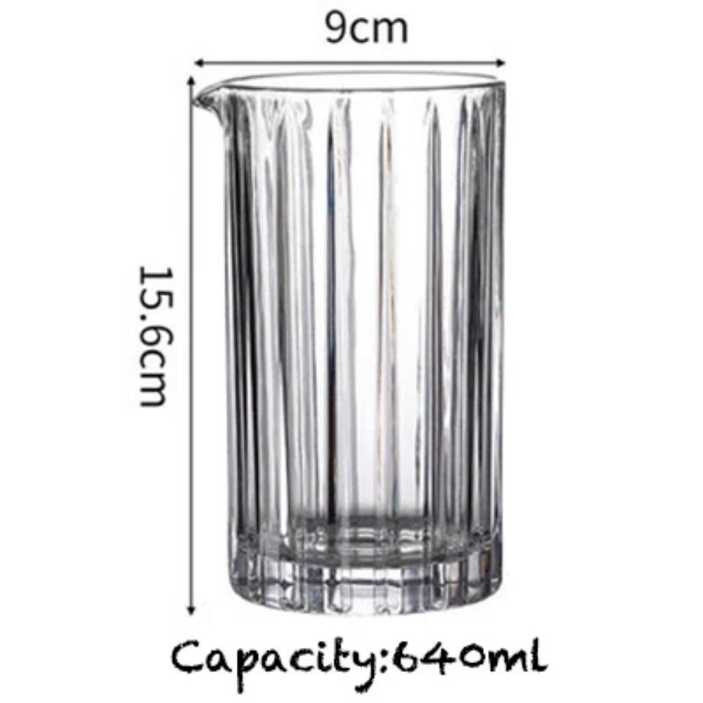 Стакан для смешивания коктейлей, барменский стакан, стакан для размешивания коктейлей с толстым утяжеленным дном, профессиональный барный стакан, стакан для смешивания