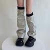 Y2K Leg Warmers Lace Boot Socks New Leather Leg Covers  Women Girls