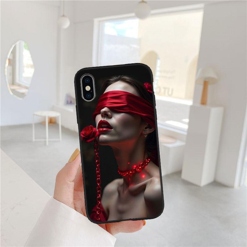 Sexy red lips New High-End Shell Phone Case for iPhone SE X XS XR 16E 11 17 Pro Max 8 7 6 6s Plus