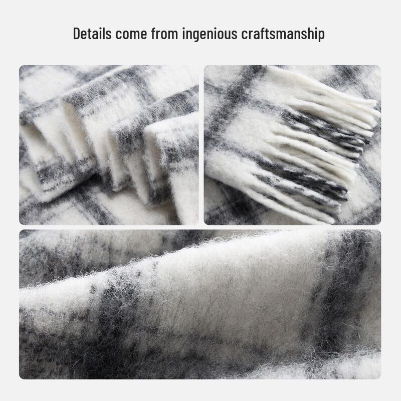 Navigare Unisex Plaid Scarf