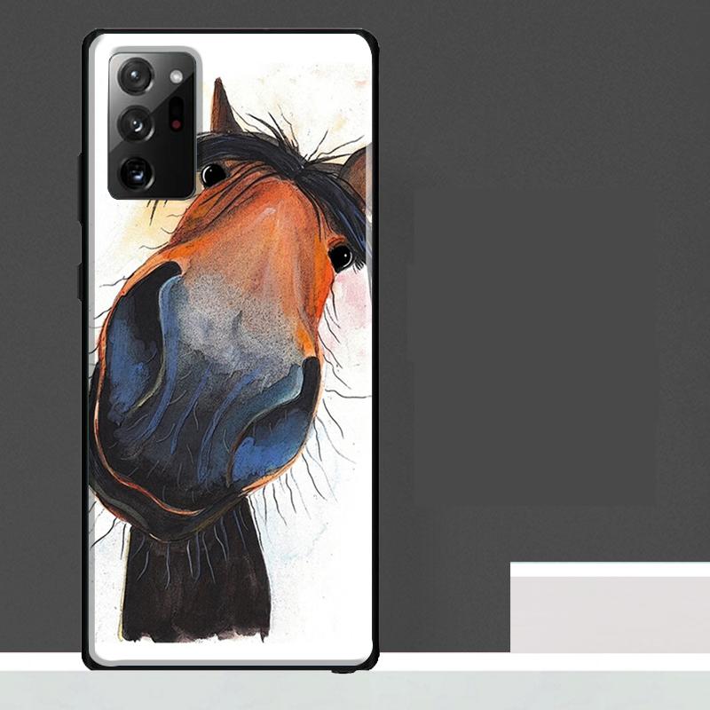 Beautiful Horse Case For Samsung Galaxy S25 Ultra S21 S22 S23 S24 Ultra S9 S10 S20 Plus S25 FE Phone Cover