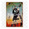 WellCraft Велосипед Velosolex Жестяные Знаки Ретро Велосипед Настенная Табличка Декор Паба WX
