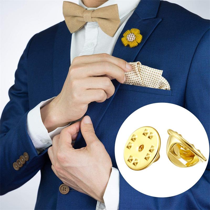 100 шт. металлическая булавка на спине, брошь, держатель для бейджа, основа для изготовления ювелирных изделий своими руками, принадлежности для рукоделия, роман, швейные аксессуары