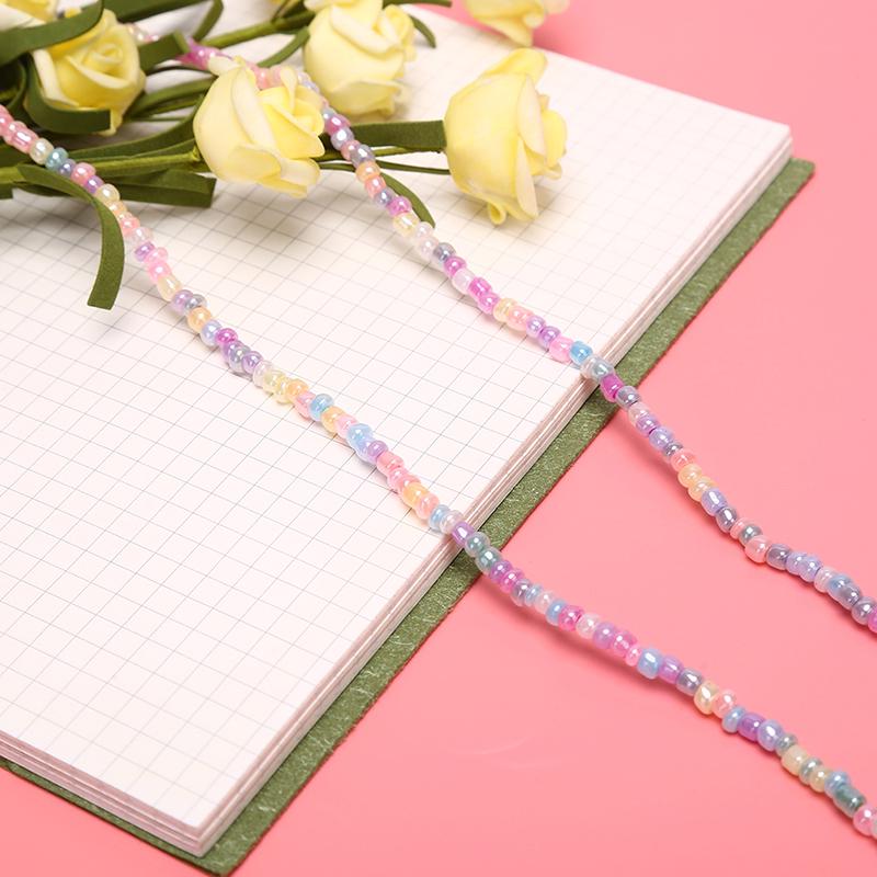 Женское колье в стиле бохо, красочные бусины, цепочка для женщин, очаровательное ожерелье, ювелирный подарок