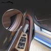 Накладка на внутреннюю дверную ручку, подходящая для BMW 5 серии 2018-2023 G30 G38 530i из углеродного волокна