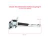 BDP1270-1 2 Pieces Left AND Right Trunk Door Hinge Stop Check Strap Limiter for Fiat Doblo MPV Van Cargo MK1 119 223 2001-2010 46790818