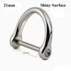 High Quality D Bow Staples Stainless Steel Keychain Hook 4 Styles Bracelet Buckle  Ourdoor Tool