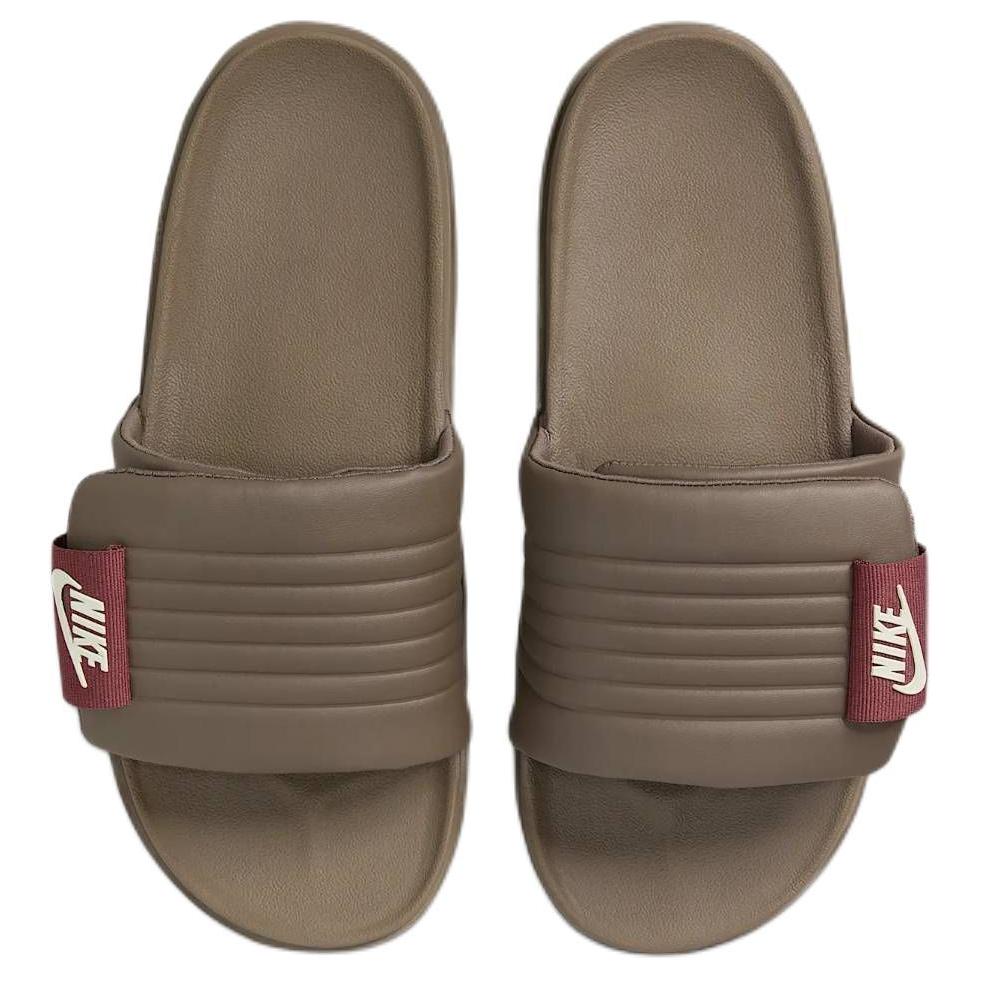 Nike Шлепанцы Offcourt Adjust Slide Ironstone Red Sepia Coconut Milk DQ9624-005