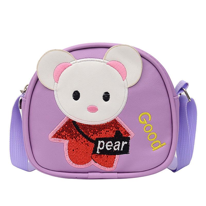 Rabbit Mouse And Shoulder Bag Adjustable Shoulder Strap Childrens Zipper Design