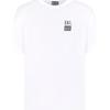 Emporio Armani Мужская футболка с длинным рукавом и принтом букв логотипа SS25, круглый вырез, кремово-белая 7M000118-AF13244-U0002