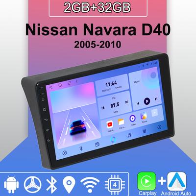 Android Carplay автомобильное радио для Nissan Navara D40 2005-2010 мультимедийный проигрыватель головное устройство стерео GPS навигация BT WIFI 2+32 ГБ
