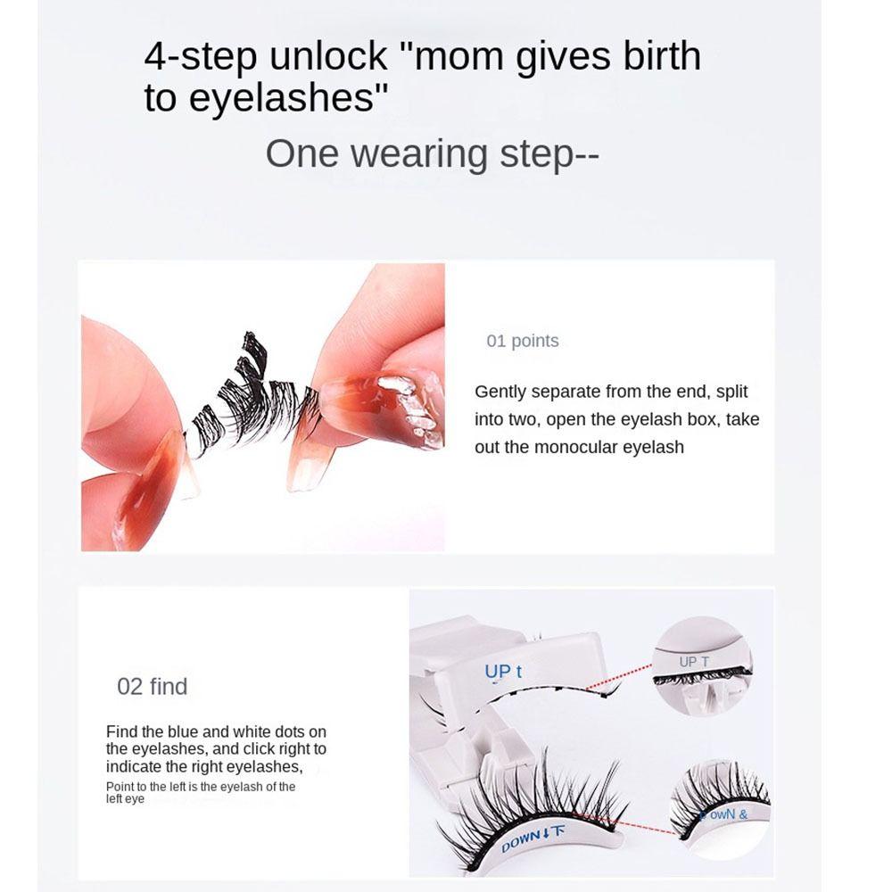 Магнитные ресницы Natural Look, многоразовые инструменты для макияжа глаз, накладные ресницы для наращивания ресниц