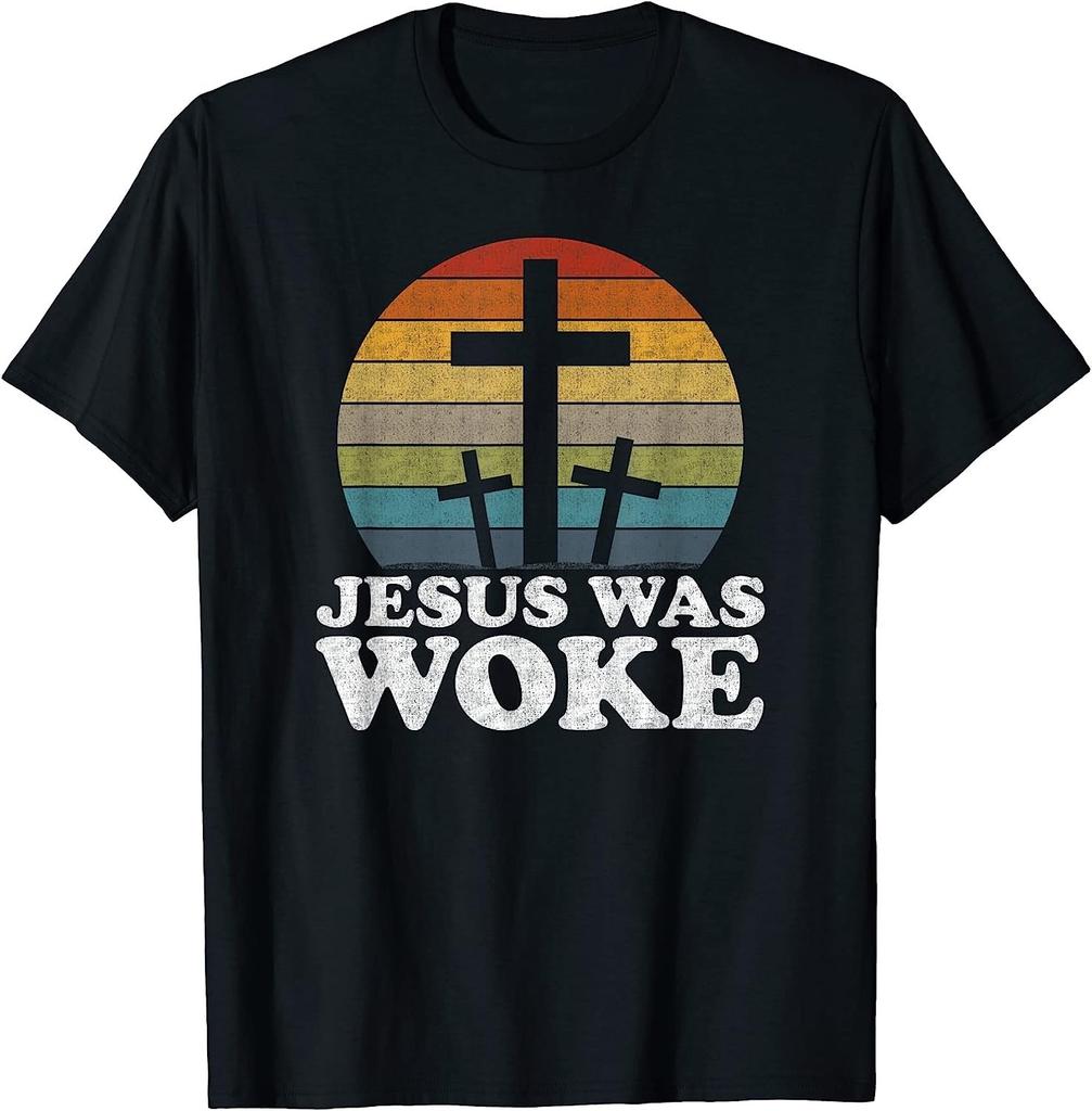 BEST! Liberal Christian Democrat Jesus Was Woke Tee Size