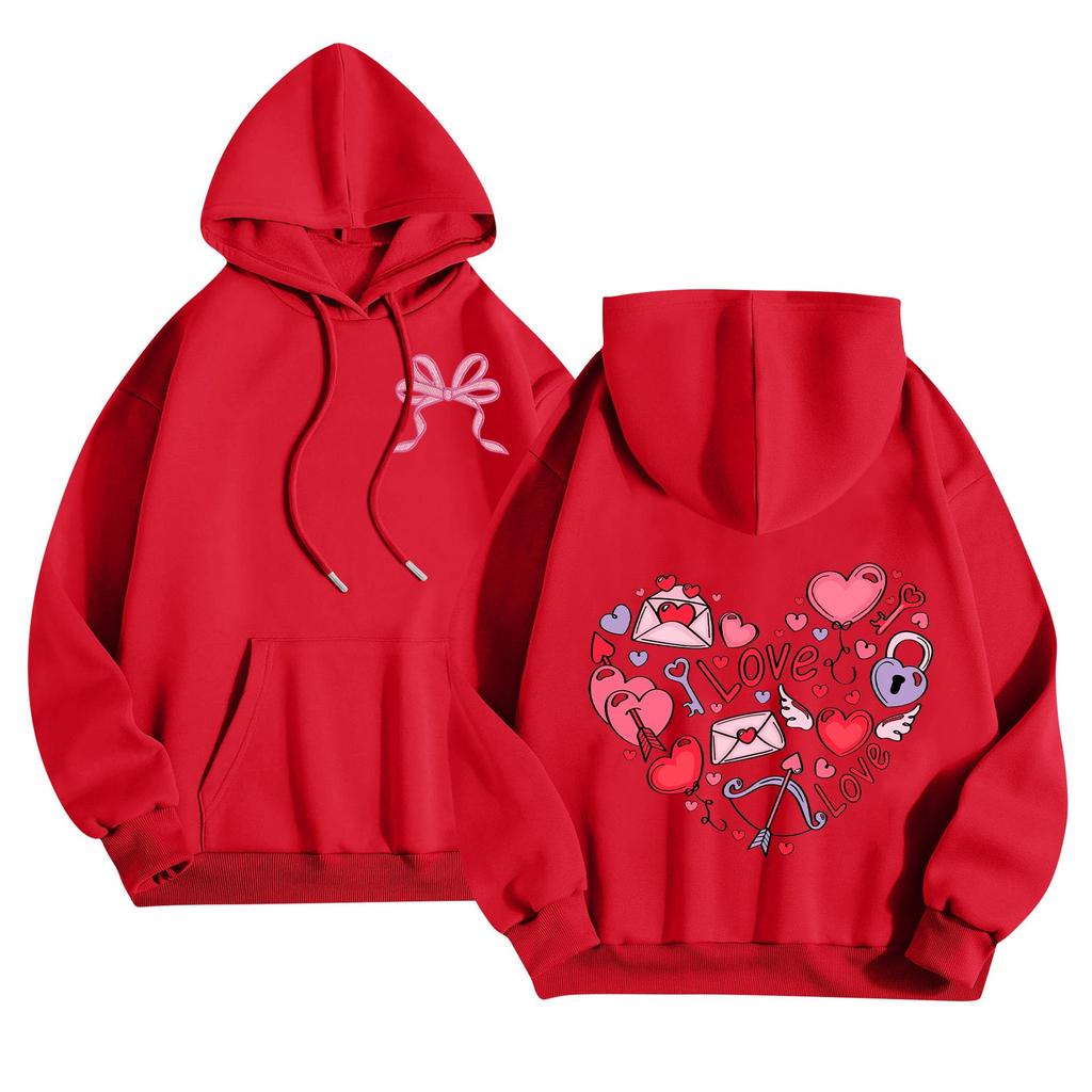 Женская толстовка с капюшоном и круглым вырезом, длинными рукавами и цветочным принтом