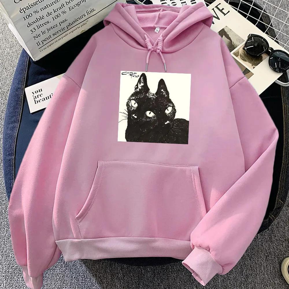 Cocteau Twins Hoody Rock Band Graphic Printing Sweatshirts Sudaderas Con Capucha Women Clothing Moletom Hip Hop Grunge Hoodies