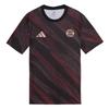 adidas ФК Бавария 25/26 Предматчевая футболка Черный Мужской Топы JN5630