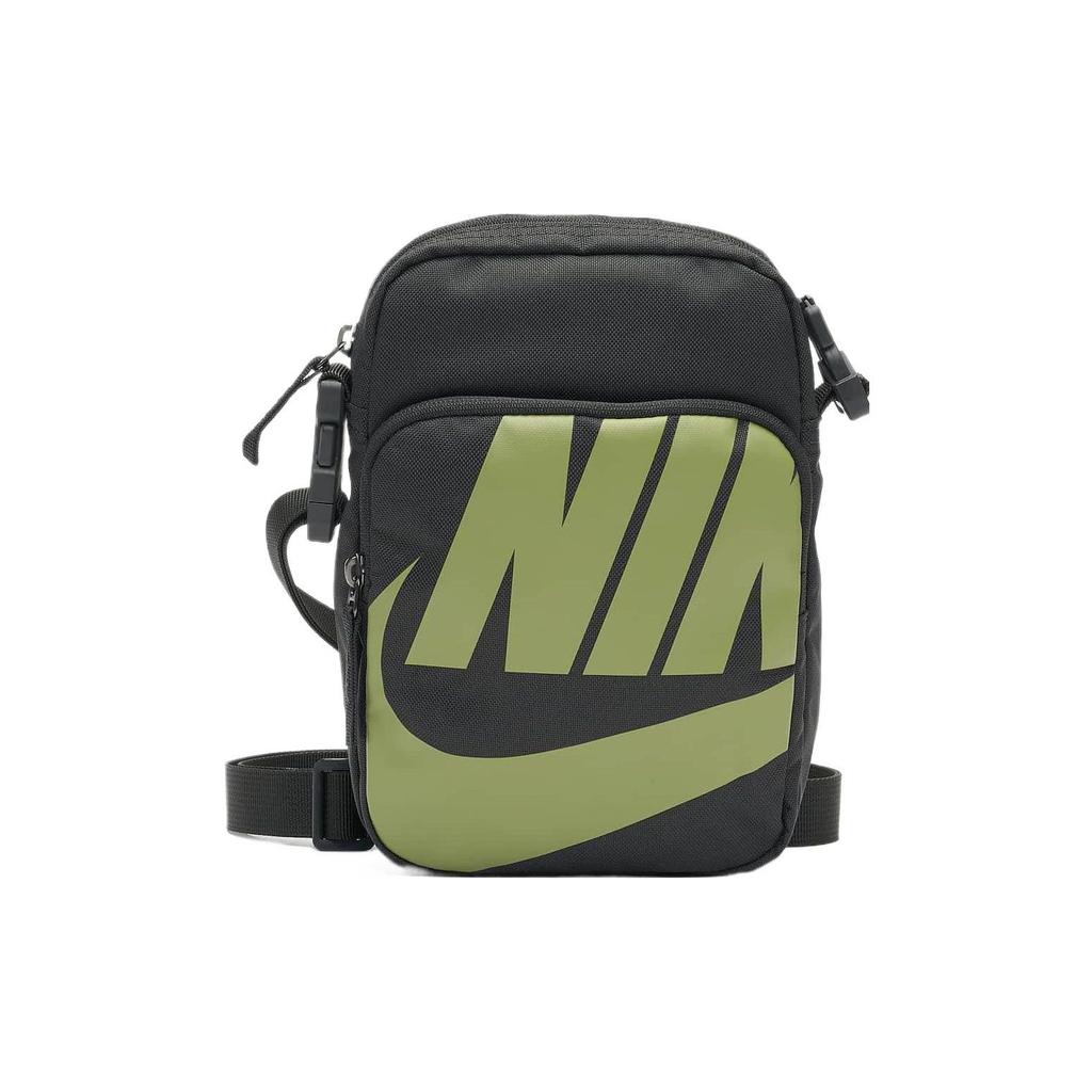 Nike Heritage 2.0 Спортивная сумка через плечо для велоспорта Полиэстер Маленькая Унисекс Зеленый BA6344-070
