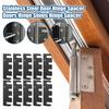 Door Shims 10 Pieces Stainless Steel Adjuster Tool 4 Inch Rust Resistant Stainless Steel Door Hinge Spacer For Cabinet Frame