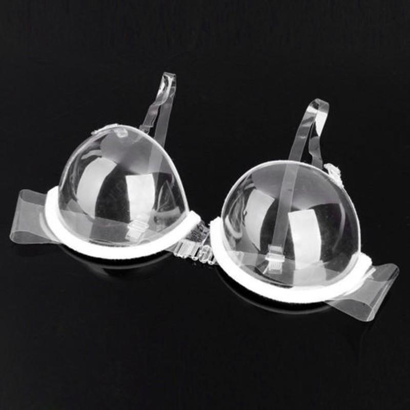 Женский новый размер ремешка 78b~95b прозрачный бюстгальтер 2018 прозрачный 3/4 невидимый 70b-95b