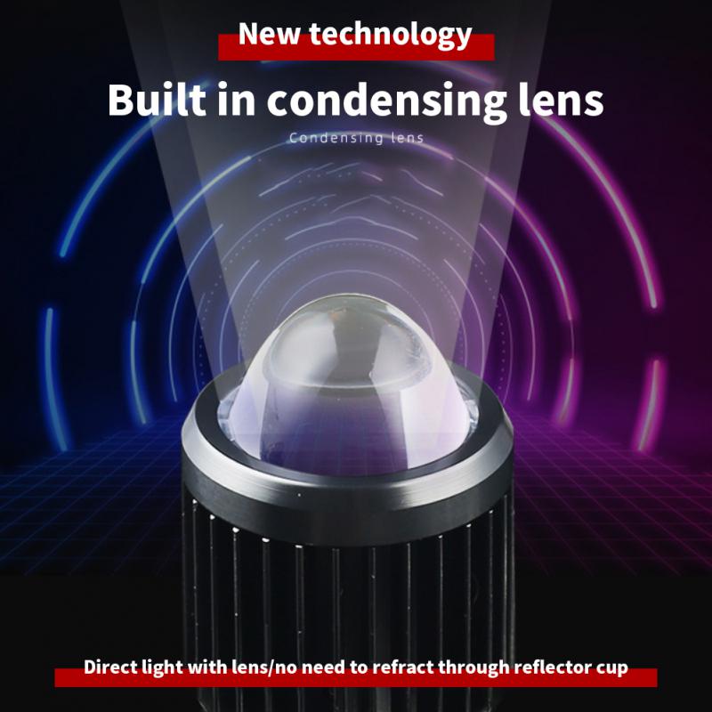 1 шт. мотоциклетная фара H4 BA20D 12 В светодиодная мото дальнего/ближнего света светодиодные лампы 12000 лм супер яркая противотуманная фара для автомотоцикла белый желтый