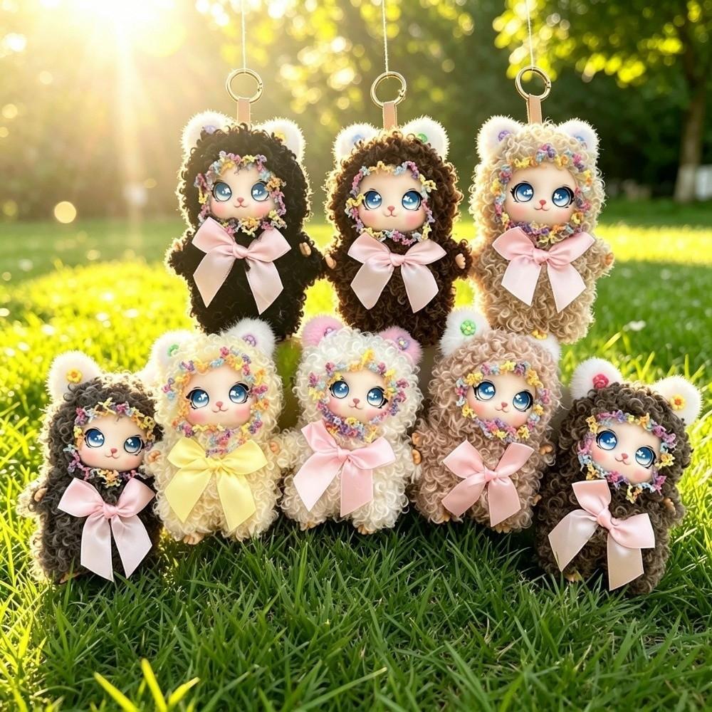 Hanging Ornaments Plush Doll Pendant Fluffy Bag Charm Creative Bear Keychain Gifts