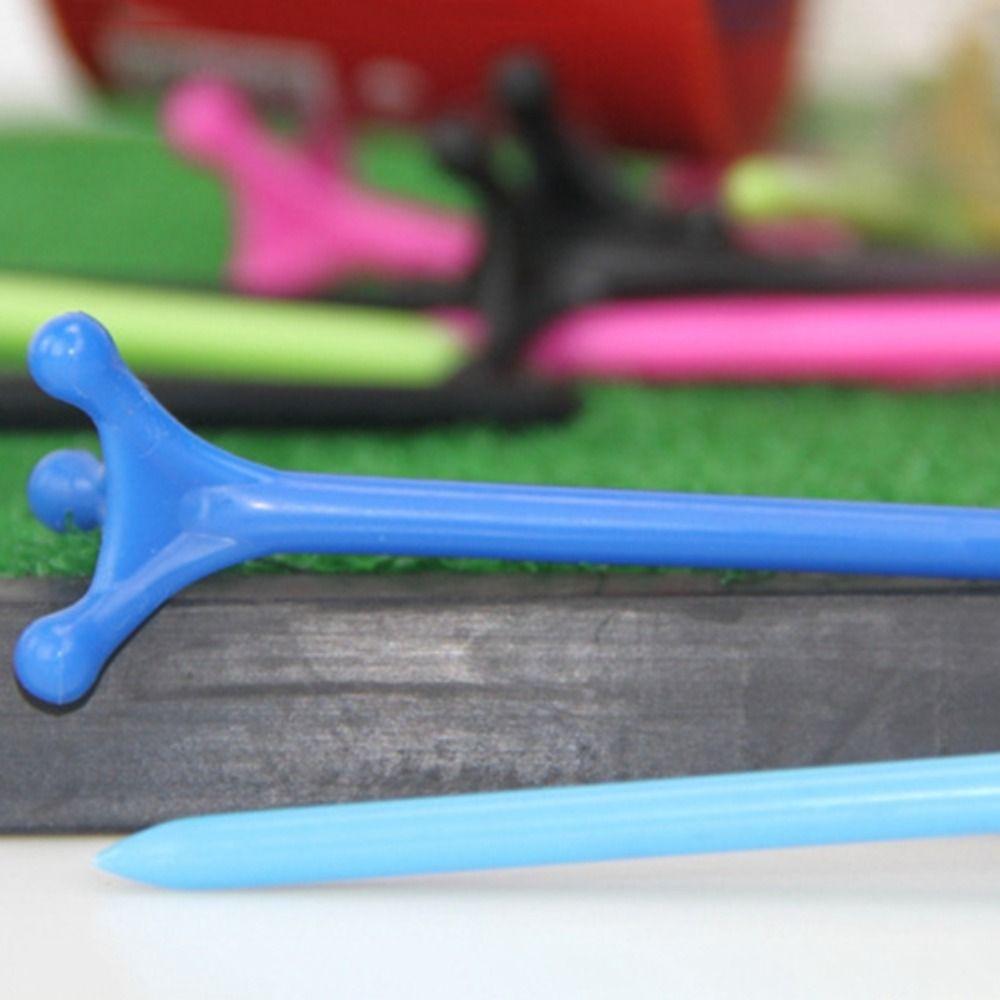 5pcs Reduced Friction Golf Tee Set Unbreakable Golf Tees Golf Accessories Golf Training