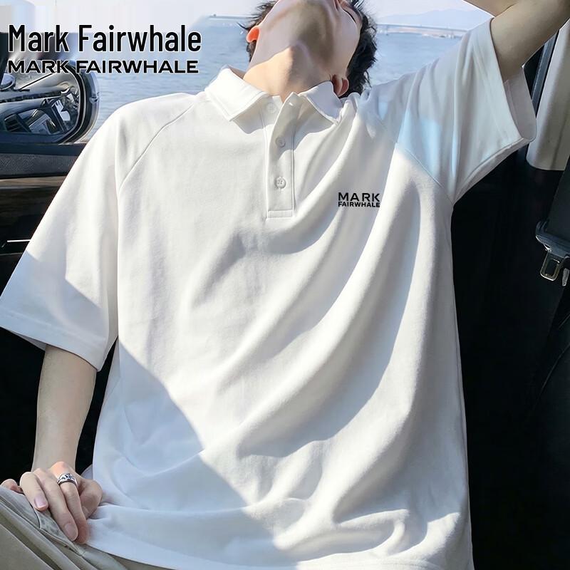 Mark Fairwhale Men's 2026 Summer Double Yarn Polo T-Shirt
