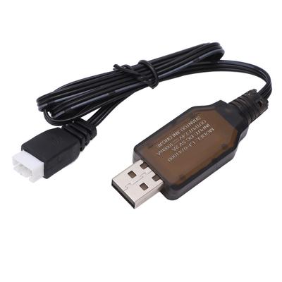 Зарядное устройство 7.4V 1000mA для RC машинки 1:16, USB-зарядка с кабелем для аккумулятора Lipo 1:16