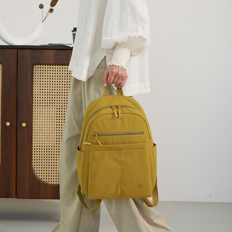 Однотонный женский рюкзак для улицы, студенческий, школьный, дорожная сумка