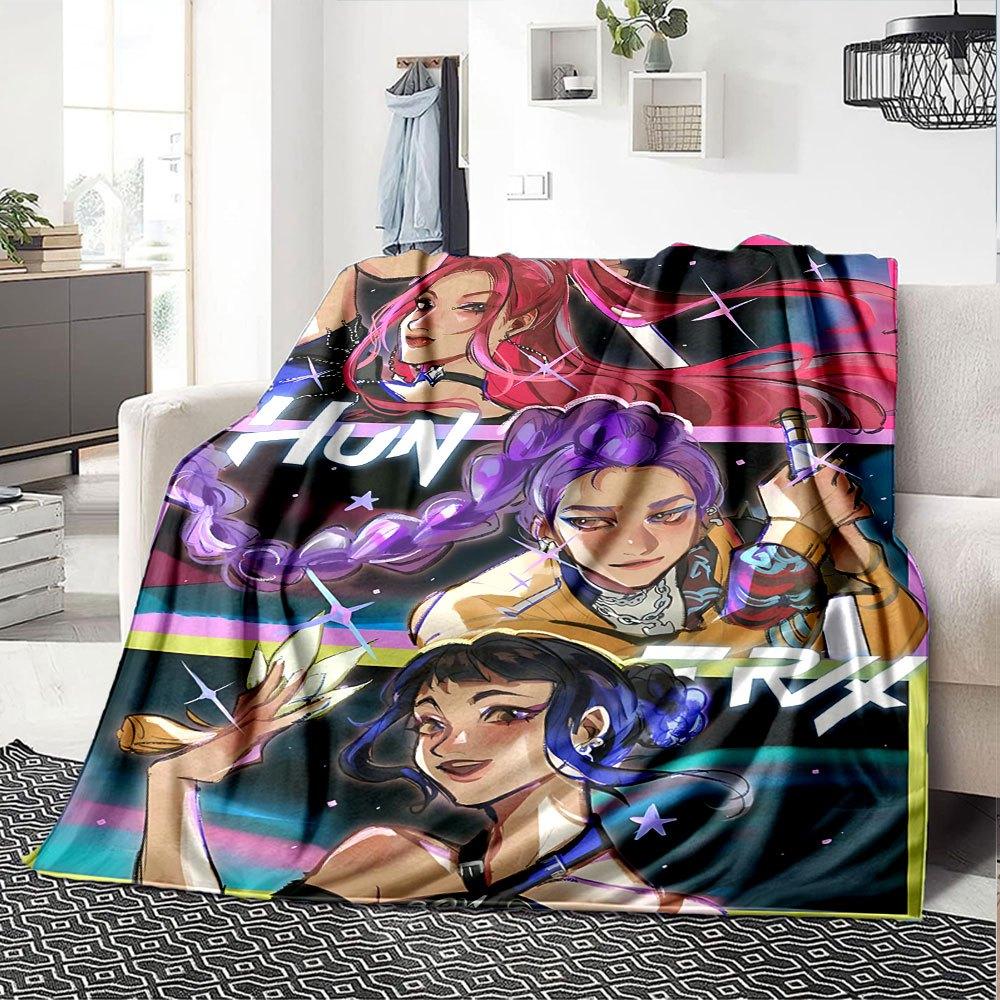 1pc hunter x (11) Blanket Soft Warm Throw for Home, Office, Travel All Season Cozy Bedding Gift, Office Cozy AccessoryB1