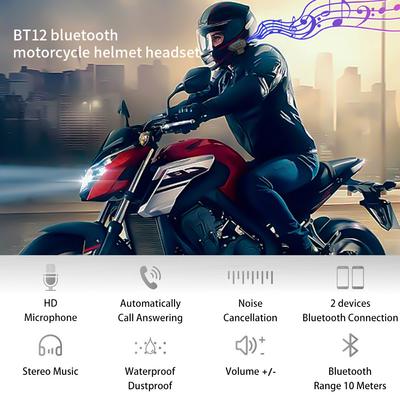 Мотоциклетный шлем гарнитура наушники беспроводные Bluetooth 4.2 наушники Handsfree стерео музыка динамик поддержка автоматический мотокросс