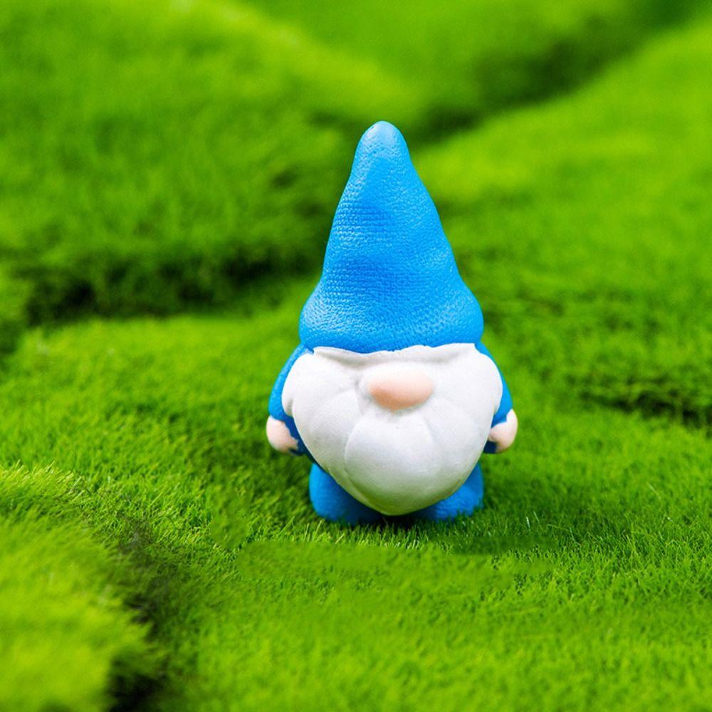 Грибная тыква Миниатюрная статуэтка гномов Многоцветный садовый эльф Пасха Рождество