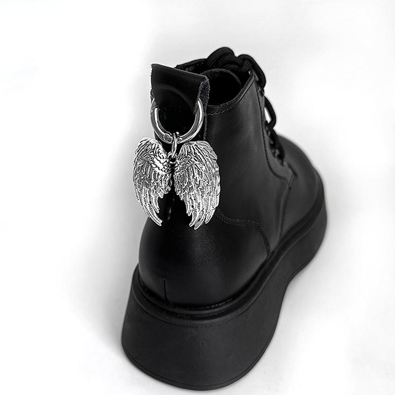 Съемные металлические крылья ангела для обуви Martin Boots пряжки украшения подвеска для обуви Martin Boots аксессуары для вечеринки Y2K ювелирные изделия