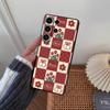 Мягкий силиконовый черный чехол с рисунком из мультфильма для Xiaomi Redmi Note 13 Pro 13C Poco C65 Samsung A55 A54 A34 S24 iPhone Camera Защитный противоударный чехол