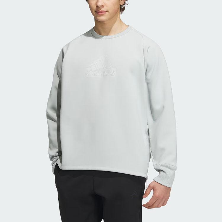 adidas SS24 Дзен-лечение ZNE. Повседневная толстовка на флисовой подкладке Мужская толстовка серебристо-серая IQ1376