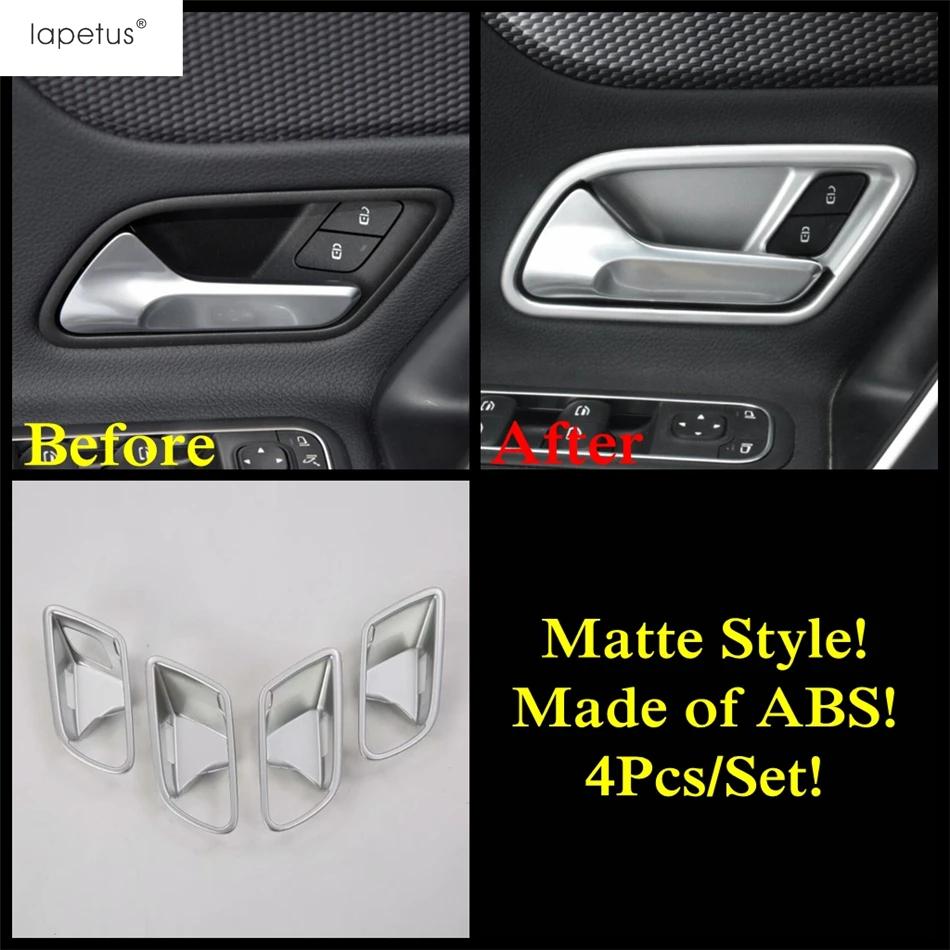 Органайзер для хранения в двери автомобиля, полоска на подлокотник, ручка стеклоподъемника, крышка-чаша, декоративные аксессуары для Benz A-Class W177 A200 A220 - 2024