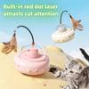Милая Интеллектуальная Встроенная Подсветка Игрушка для Кошек Собак Зарядка от USB Интерактивная Игрушка для Животных Безопасная Электрическая Устойчивая к Укусам Игрушка для Собак Домашний Питомец Компаньон Товары для Домашних Животных