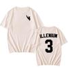 2026 New ILLENIUM mens 100cotton Tshirt hiphop regular style Mens and Womens oversized Y2K Tee Casual Loose Outdoor Street