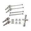 RC Car Drive Shaft Accessories,Replacement Transmission Shafts for 16101Pro 16102Pro,1/16 Scale