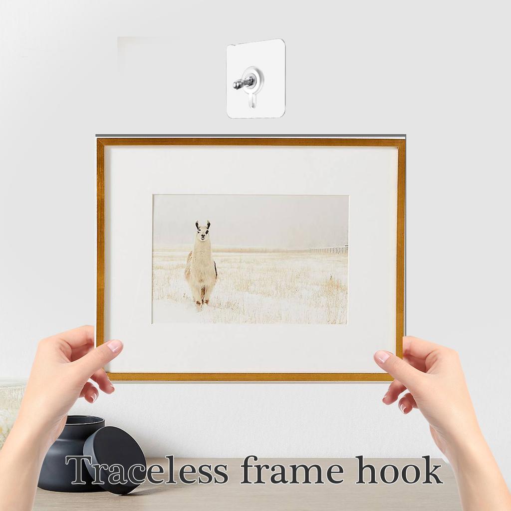 10 шт. Сверхпрочные настенные крючки с бесс