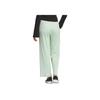 Adidas Lounge Wide Leg Knit Joggers Women Bottoms Light-Green JJ3605