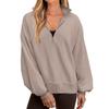 Women's Solid-color Fashionable Long-sleeved Top